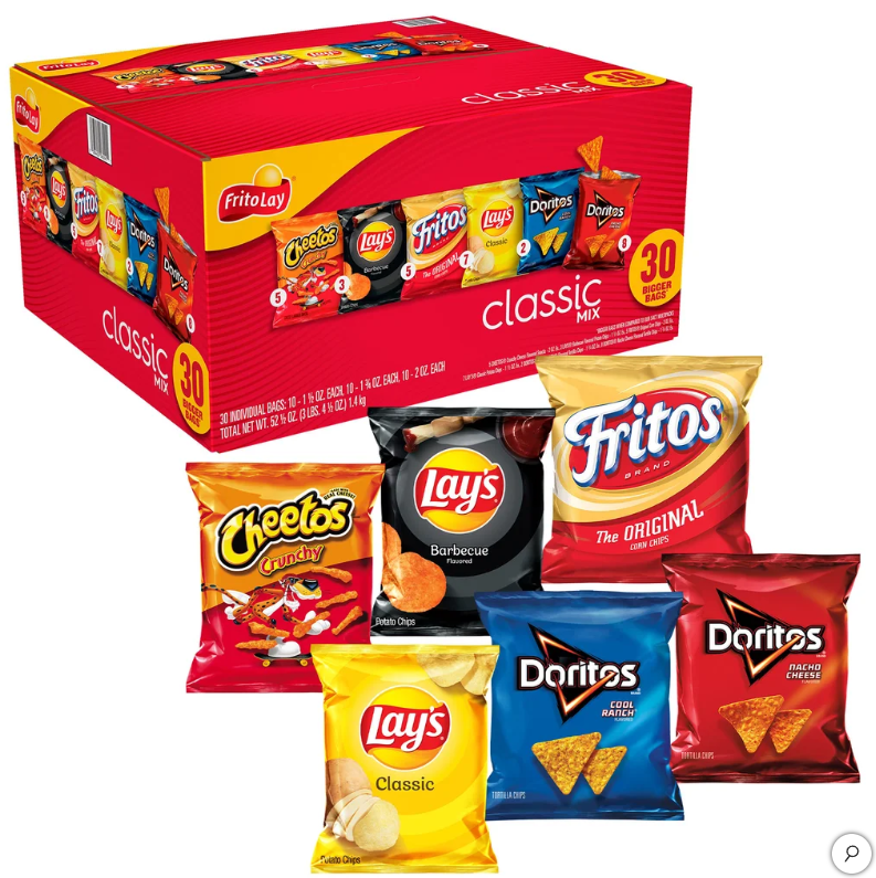 Frito Lay 经典混合装零食礼包（30 包组合装）