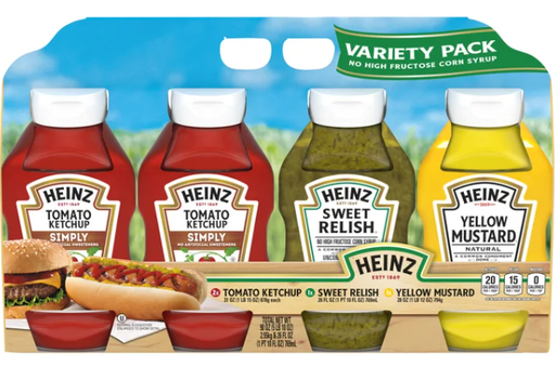 亨氏 番茄酱、酸黄瓜酱、芥末酱 野餐组合装（4件装）